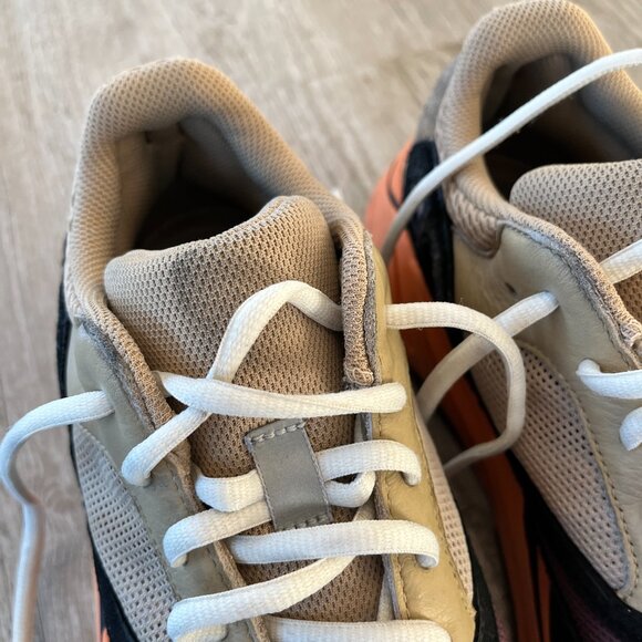 Mens Yeezy Boost 700 Enflame Amber Sneakers - 10 - Picture 5 of 11
